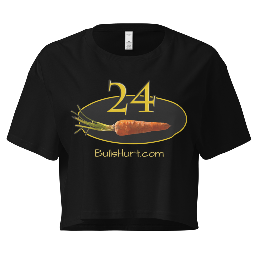 24 Carrot - Gold on Women’s Crop Top