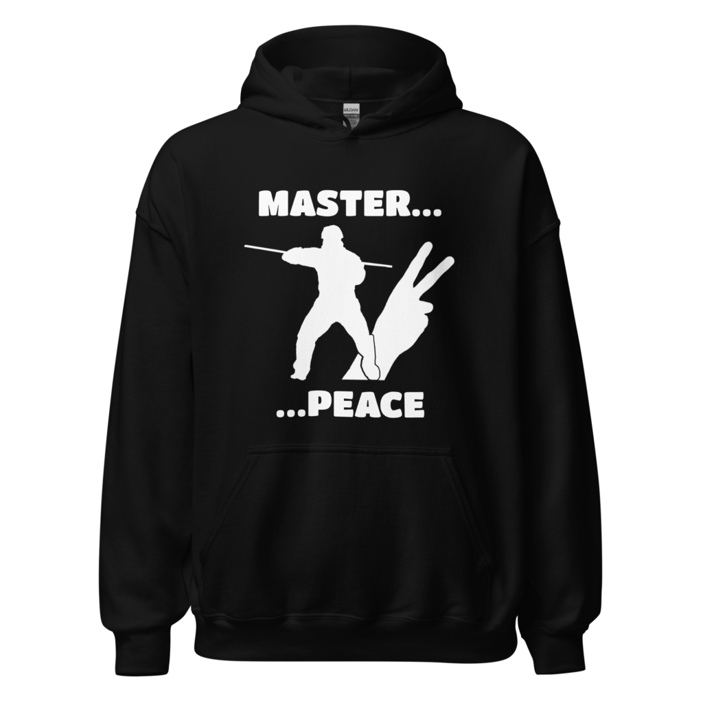 Master Peace - White on Unisex Hoodie