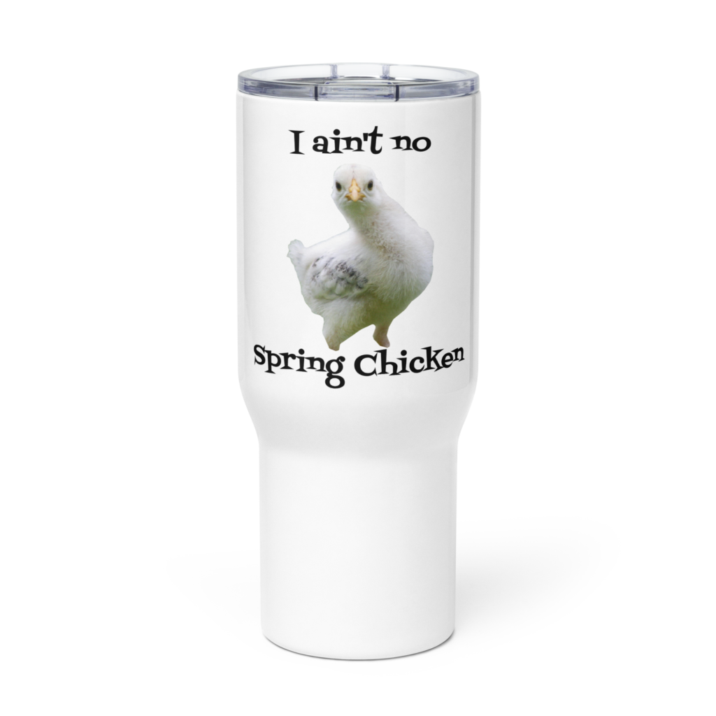 Spring Chicken - Travel Mug with Handle