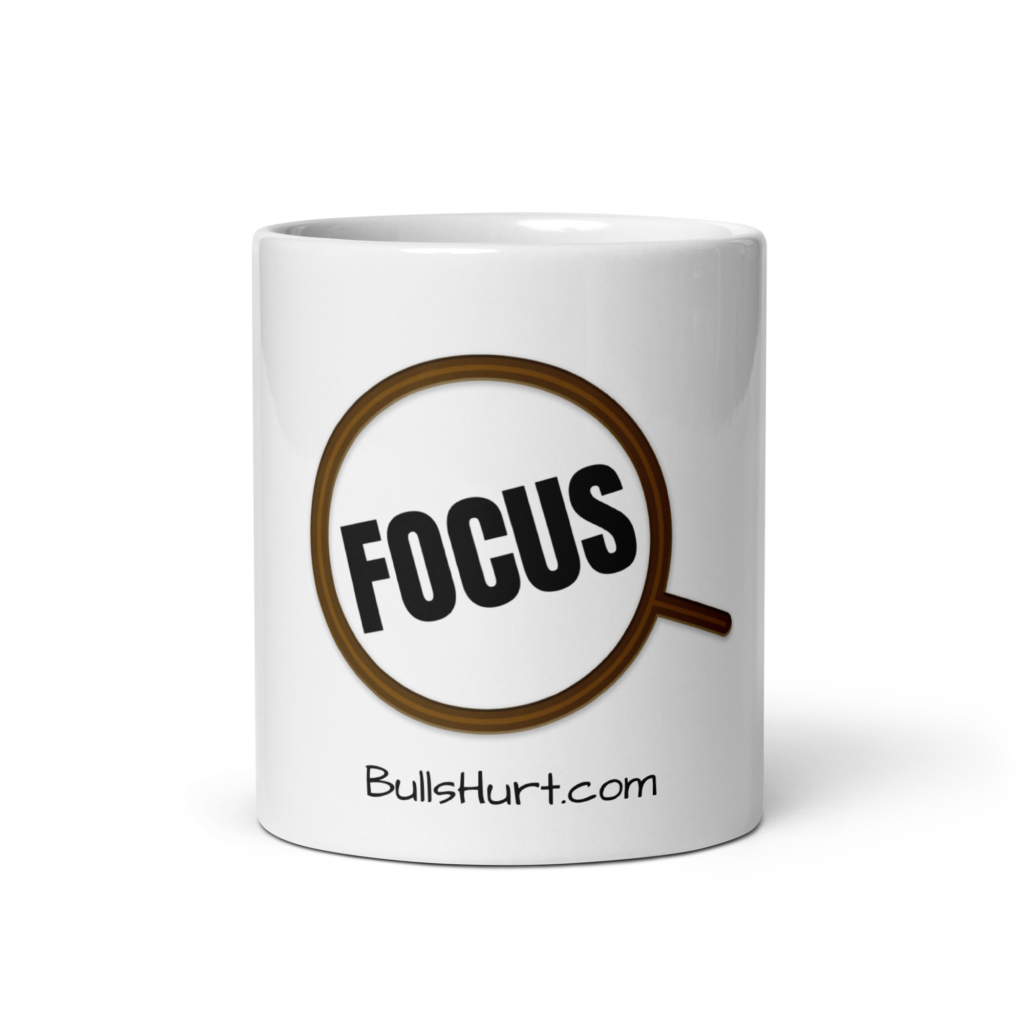 Focus - White Glossy Mug