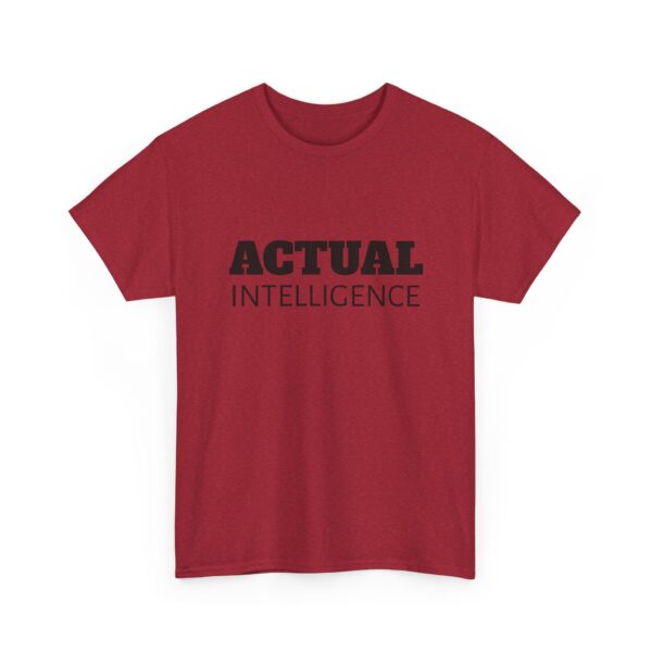 Actual Intelligence - Unisex Heavy Cotton Tee - Image 51