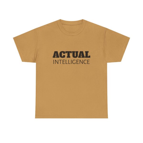 Actual Intelligence - Unisex Heavy Cotton Tee - Image 9