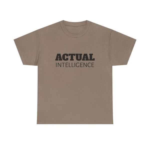 Actual Intelligence - Unisex Heavy Cotton Tee - Image 13