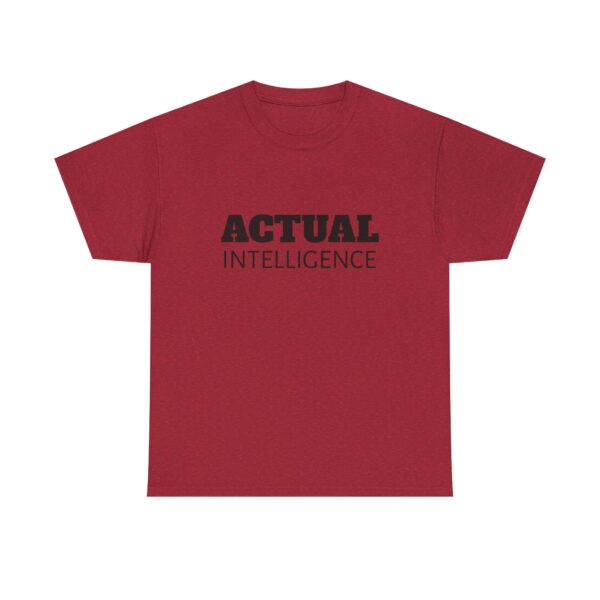 Actual Intelligence - Unisex Heavy Cotton Tee - Image 49