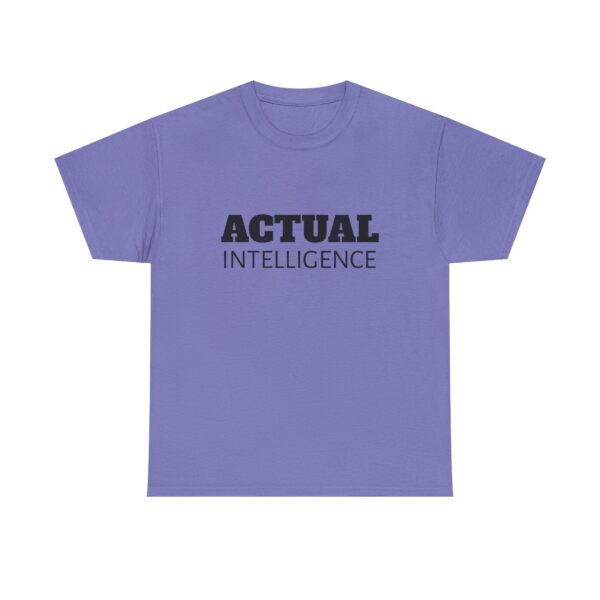 Actual Intelligence - Unisex Heavy Cotton Tee - Image 41