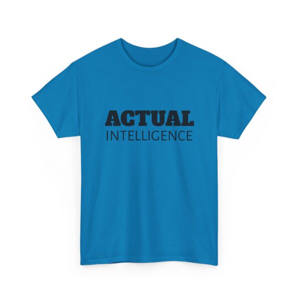 Actual Intelligence - Unisex Heavy Cotton Tee - Image 35
