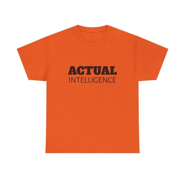 Actual Intelligence - Unisex Heavy Cotton Tee - Image 17
