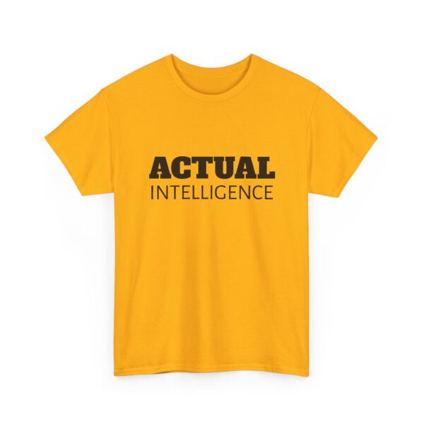 Actual Intelligence - Unisex Heavy Cotton Tee - Image 7