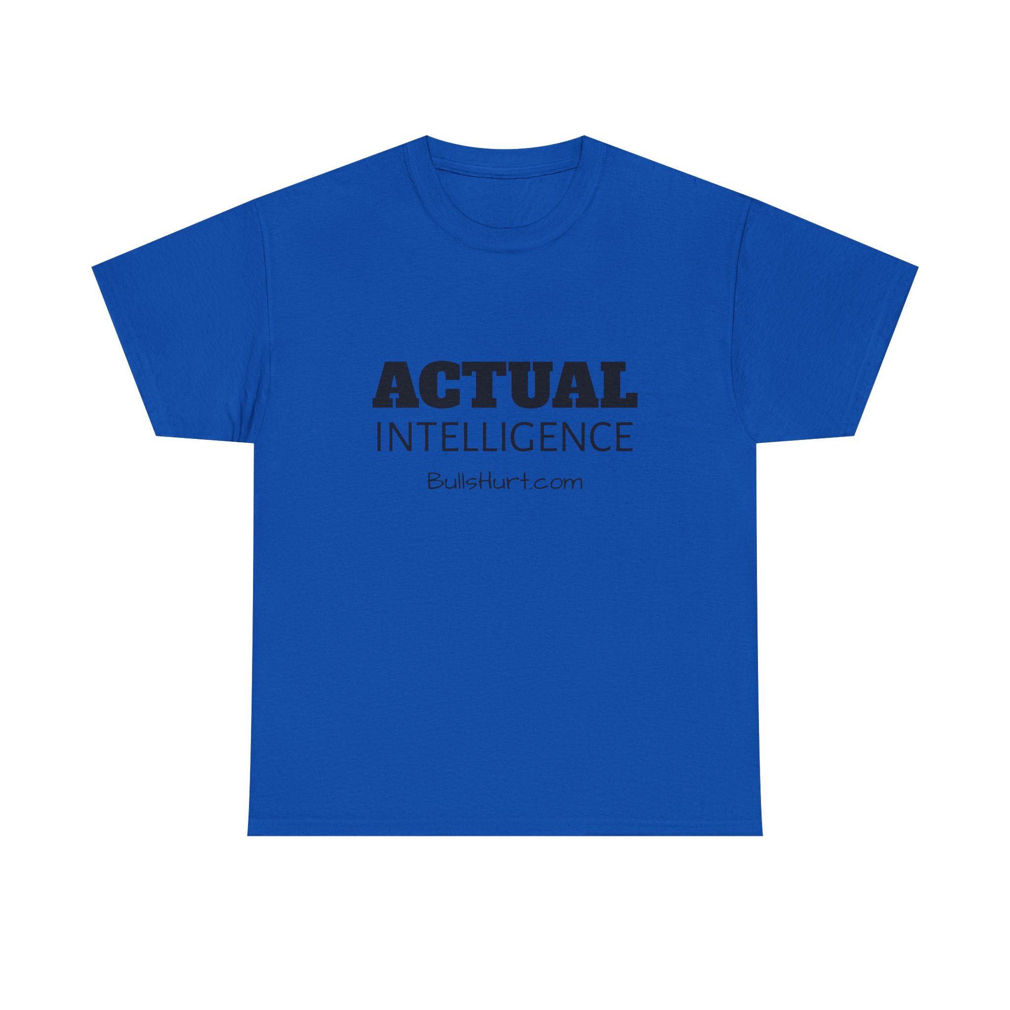 Actual Intelligence - Unisex Heavy Cotton Tee - Image 37