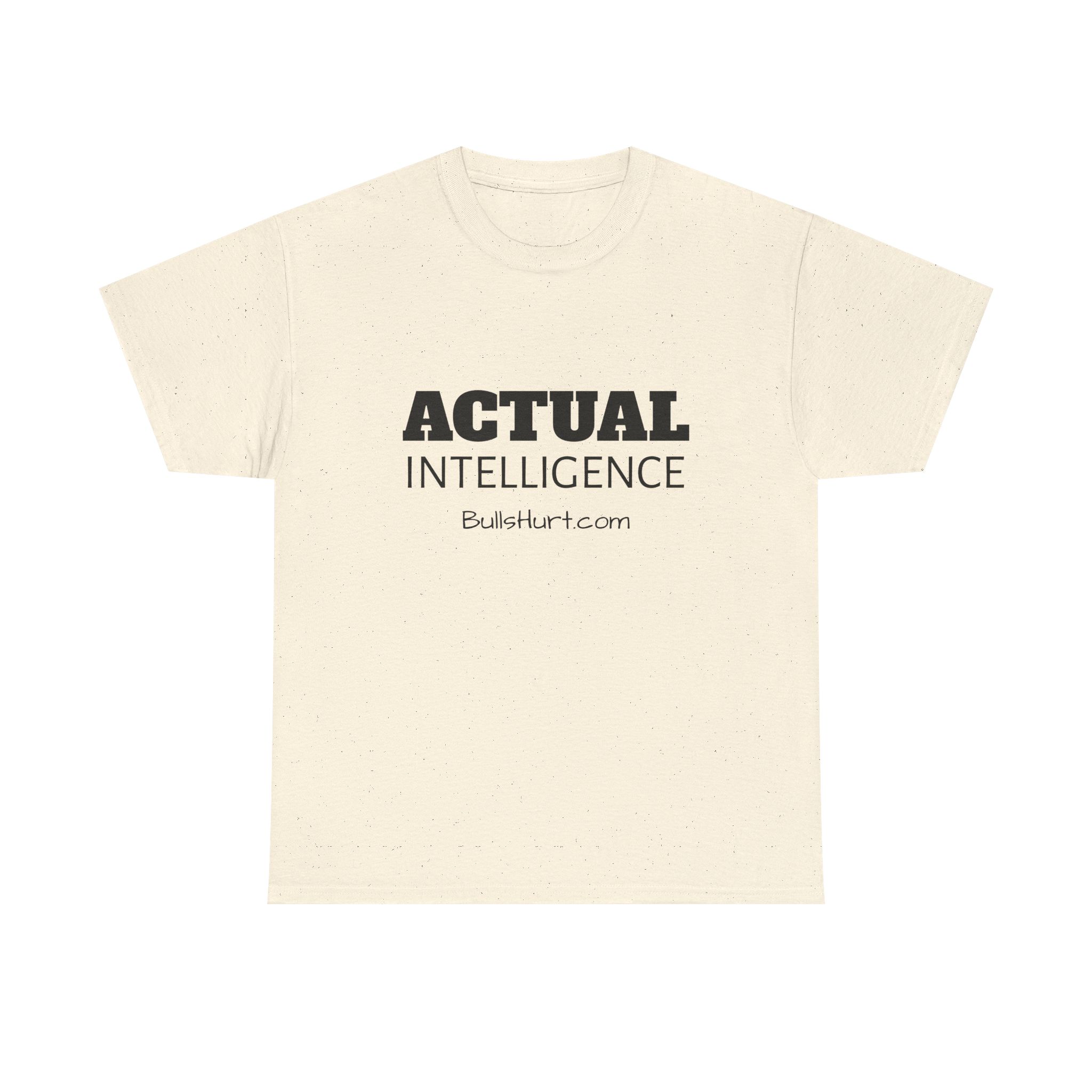 Actual Intelligence - Unisex Heavy Cotton Tee - Image 21