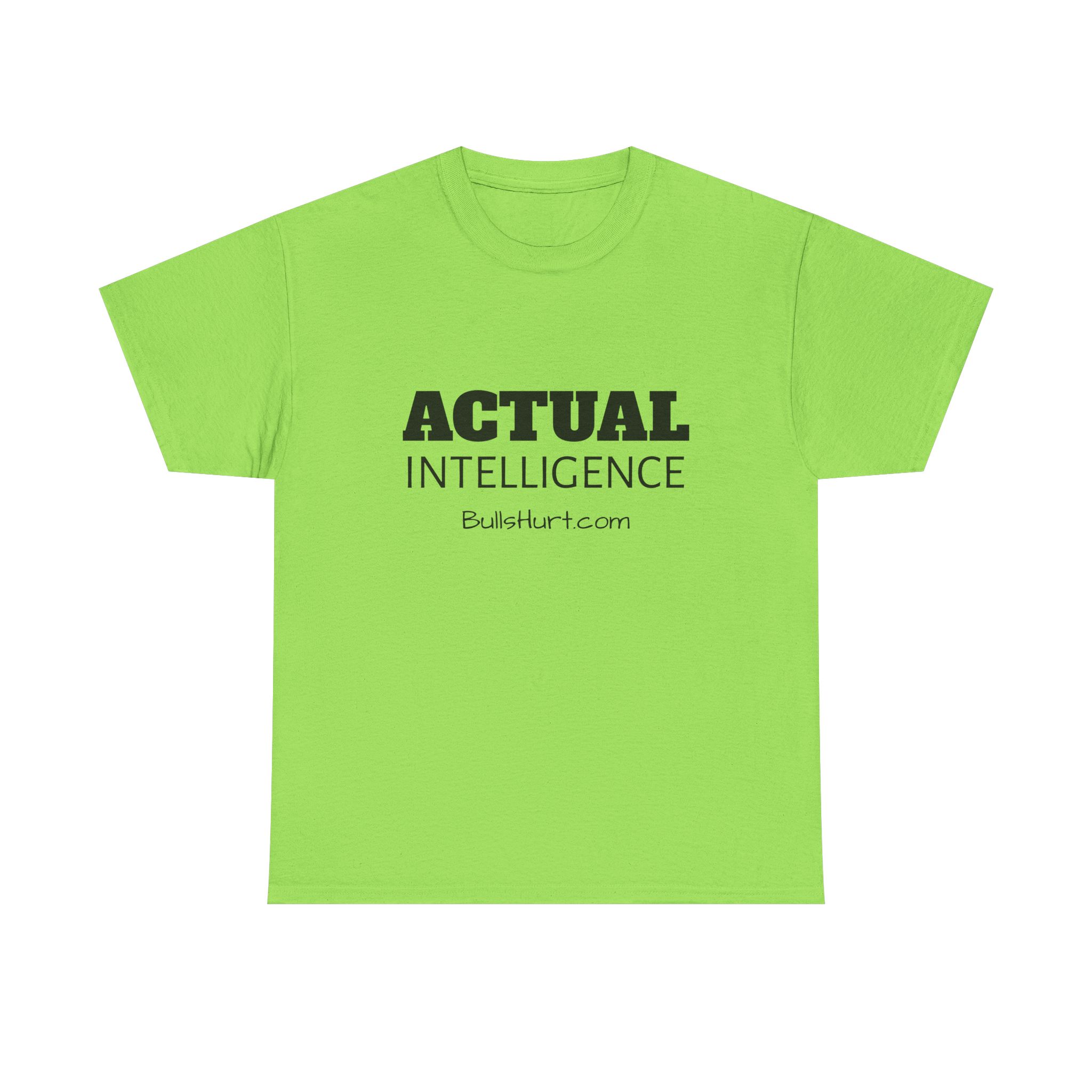 Actual Intelligence - Unisex Heavy Cotton Tee - Image 25